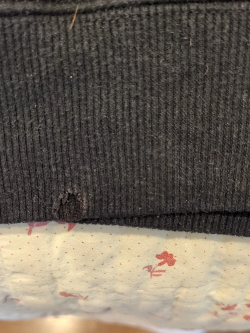 True Religion Black Hoodie with Maroon TRUE RLGN Chest Logo
